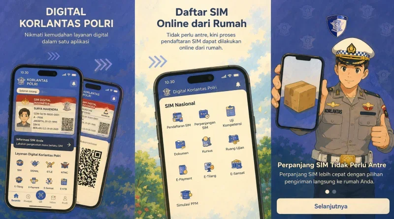 Cara Mudah Buat dan Perpanjang SIM Lewat Aplikasi